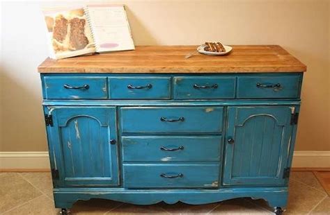 There are plenty of options for those with even the tiniest. Repurposed Cabinets - DIY Kitchen Island - 12 Unique ...