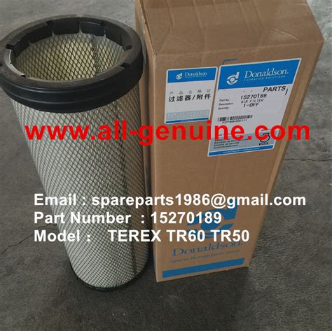 Terex Tr60 Tr50 Dump Truck 15270189 Air Filter