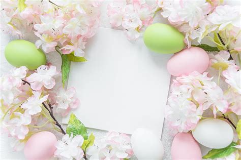 Hd Wallpaper Flowers Eggs Spring Easter Decoration Happy