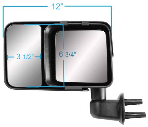 K Source Snap And Zap Custom Towing Mirrors Snap On Driver And Passenger Side K Source Towing