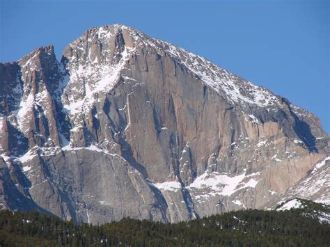 The Diamond Longs Peak Rmnp