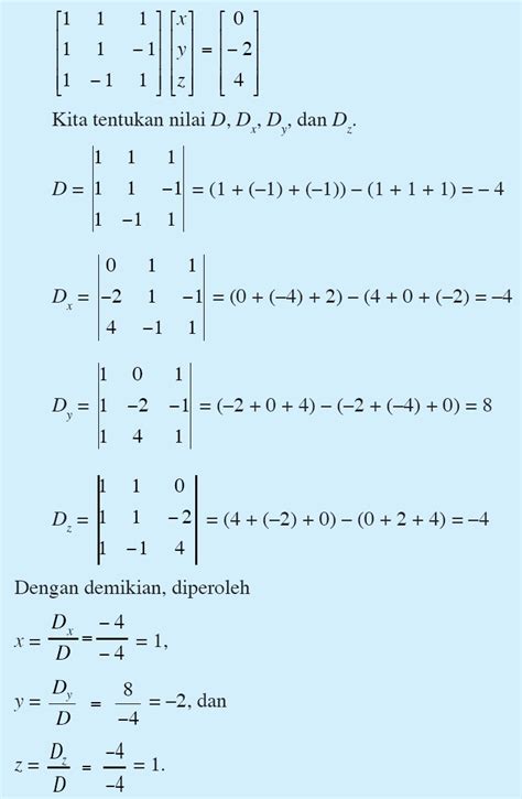 Soal Dan Pembahasan Sistem Persamaan Linear Tiga Variabel PELAJARANKU