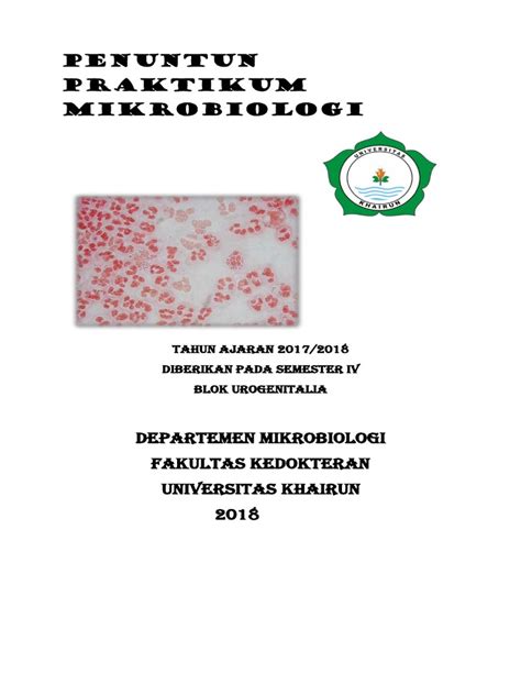 Penuntun Praktikum Mikrobiologi Blok Kardio Pdf