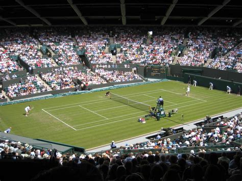 Get up close and personal with your favourite tennis stars on this intimate show court. File:No.1 Court at Wimbledon - geograph.org.uk - 860665 ...