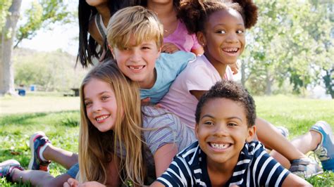 Portrait Of Group Of Children With Friends Stock Footage Sbv 328046700