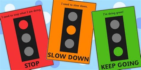 Traffic Light Cards Traffic Light Traffic Cards