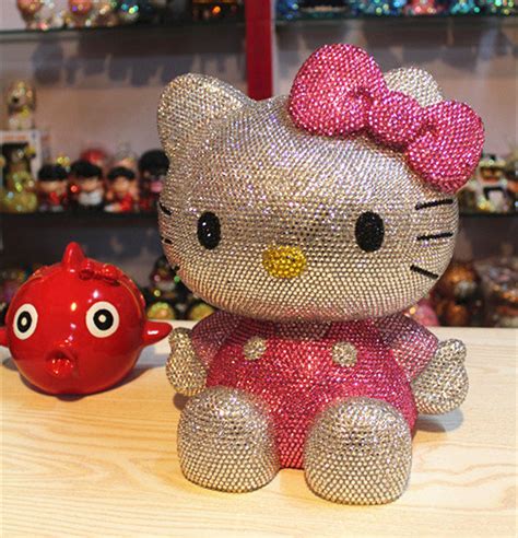 Cute Hello Kitty Piggy Bank Bling Ts For Her Big Kitty Etsy