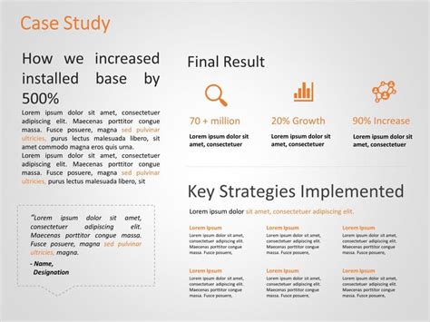 Marketing Case Study Template 4 Case Study Powerpoint Templates