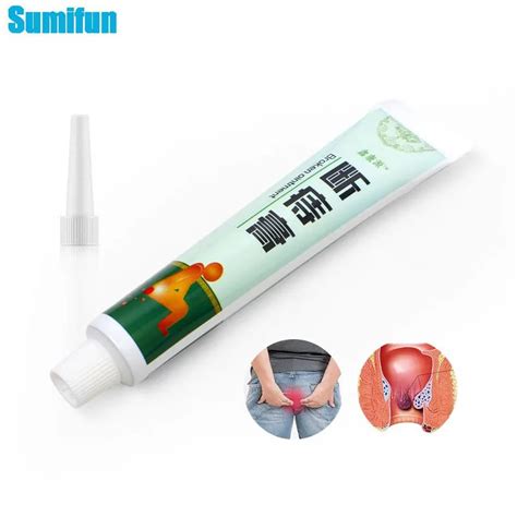 1pcs chinese herbal hemorrhoid treatment ointment chinese healthy cream internal external mixed