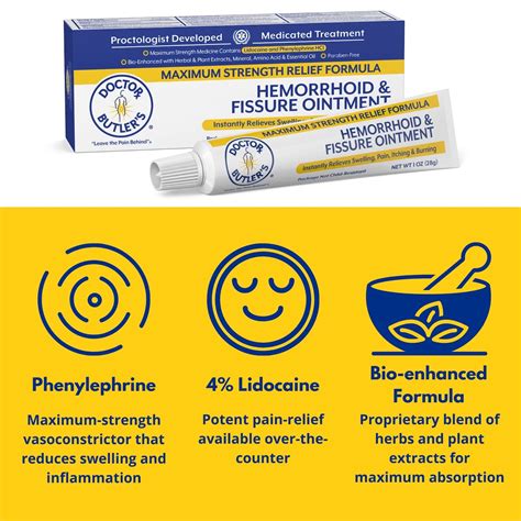 mua doctor butler s hemorrhoid and fissure ointment hemorrhoid treatment with phenylephrine hci