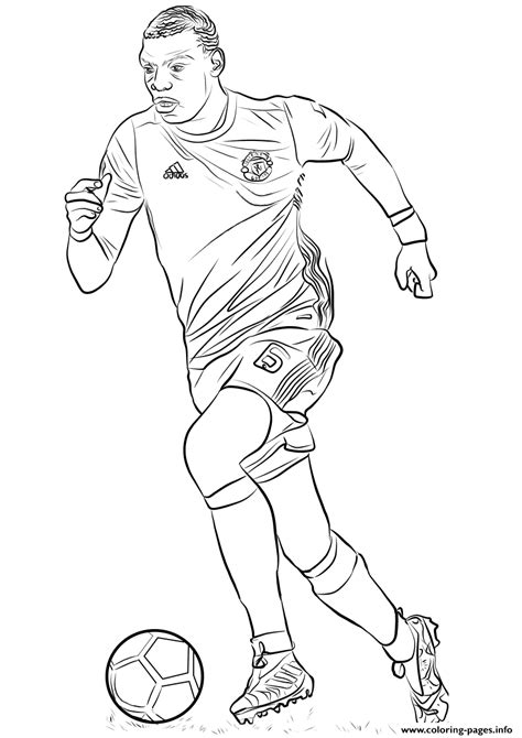 paul pogba fifa world cup football coloring pages printable