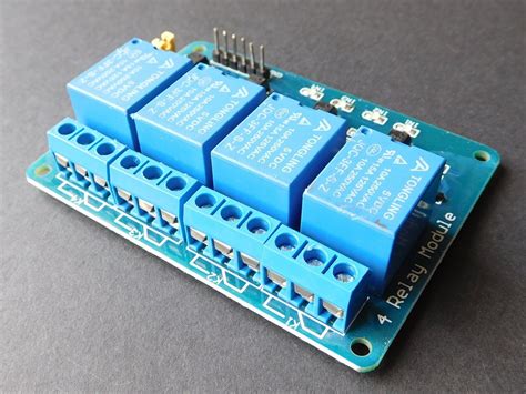 4 Relay Module 10a 250v Opto Isolated Inputs 3 24v For Arduino Etc
