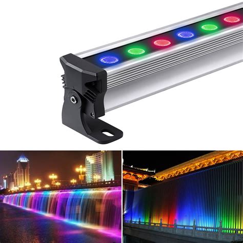 The deep bold colors on on clothing is more likely to bleed onto lighter ones most clothes when they are brand new will bleed color no matter what temperature you use. 72W Dimmable LED Wall Washer - RGB LED Light Bar | LE®