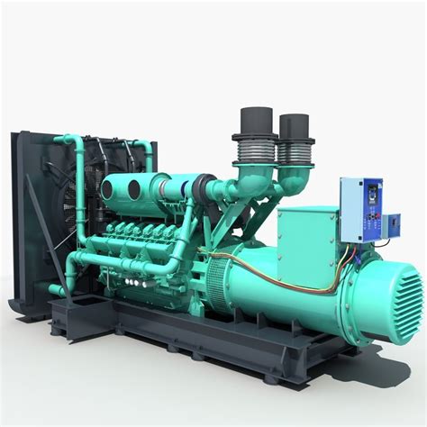 Diesel generator 01 3D model - TurboSquid 1227747