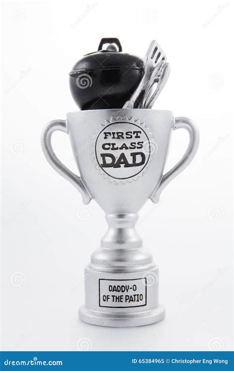 Grill Master Stock Image Image Of Grill Papa Trophy 65384965