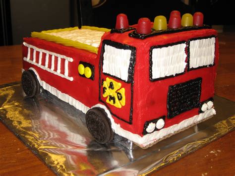 Img0022 Image Firetruck Cake Firetruck Birthday Firefighter