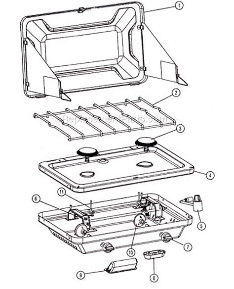 Coleman 9912 768 Parts List And Diagram