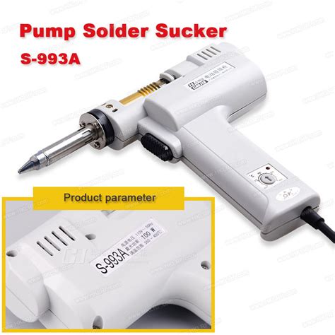 S 993a Ac220v 90w Electric Vacuum Desoldering Pump Solder Sucker Gun