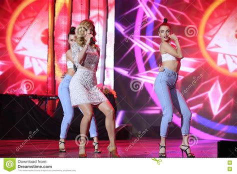 Russian Pop Singer Yulianna Karaulova Performs During The 25th Slavyansky Bazar Festival