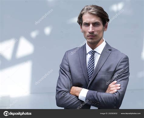 Portrait Of Serious Modern Businessman — Stock Photo © Depositedhar