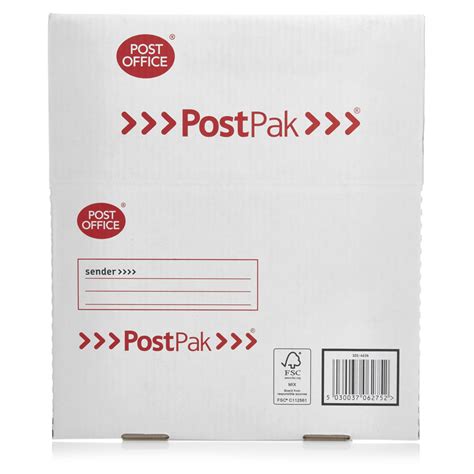 Royal Mail Post Office Postpak Mailing Box Small Parcel Wilko