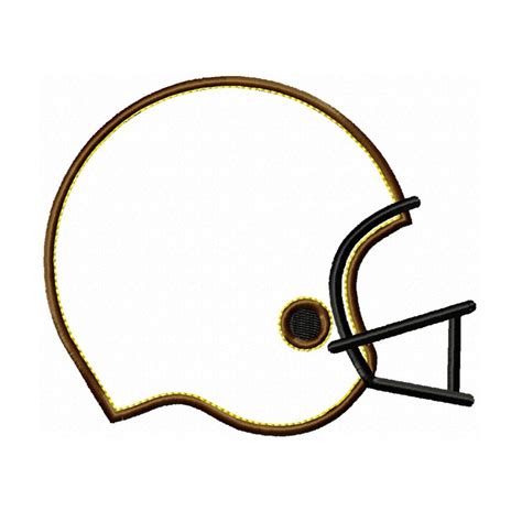 American Football Helmet Stencil Clipart Best