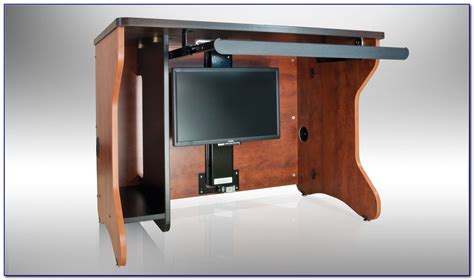Desk With Monitor Lift Desk Home Design Ideas A3npmn8d6k83627
