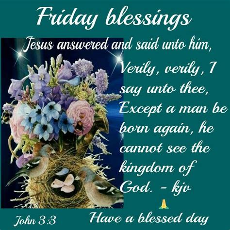 Beautiful Friday Blessings Images Bible Verses Hutomo