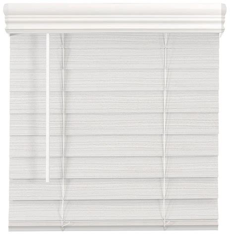 Faux wood blinds blinds & shades : Home Decorators Collection 2.5-inch Cordless Premium Faux ...