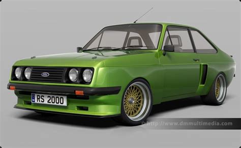 Escort Mk2 Rs2000 With Legendary X Pack Kit In Java Green Ford