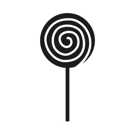 80 Black And White Swirl Lollipops Stock Illustrations Royalty Free