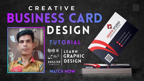Create Business Card Design Coreldraw Tutorial Learn Graphic Design