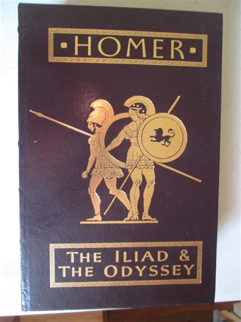 Homer The Iliad And The Odyssey Barnes And Noble 1999 Leather Hardcover