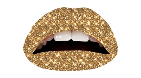 Glitter Gold Lips Png Image Background Png Arts