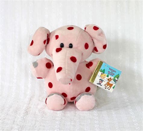 Cvs 12inch Pink Spotted Polka Dot Elephant Rudolph Island Of Misfit Mwt
