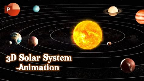 3d Solar System Animation In Powerpoint Tutorial