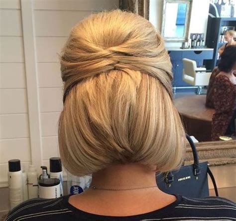50 half up half down hairstyles for everyday and party looks short hair updo hairstyle