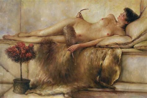 Portrait Femme Nue Tableau Peinture Huile Sur Toile Nude Etsy France