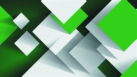 Green And White Squares Geometric Shapes 4k Hd Abstract Wallpapers Hd