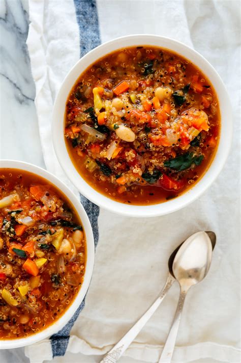 Quinoa Vegetable Soup Recipe Cookie And Kate