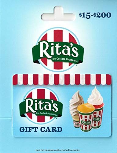 Join our fast growing community and receive free gift cards instantly for your online activities. Amazon.com: Rita's Italian Ice Gift Card $25: Gift Cards