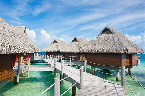 Bora Bora Island Stilt Huts Luxury Photograph By Mlenny Pixels
