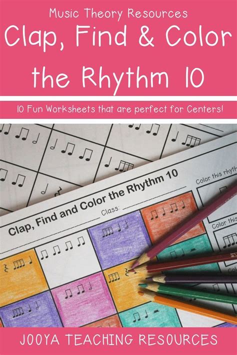 Try This Set Of 10 Fun Clap Find And Color Rhythm Activities With Your