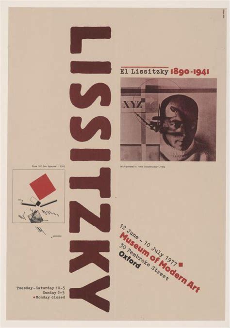 El Lissitzky Exhibition Museum Of Modern Art Oxford 12 June 10