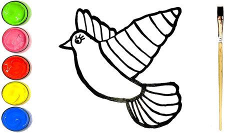 Menggambar Burung Merpati Yang Mudah Hewan 11 Youtube