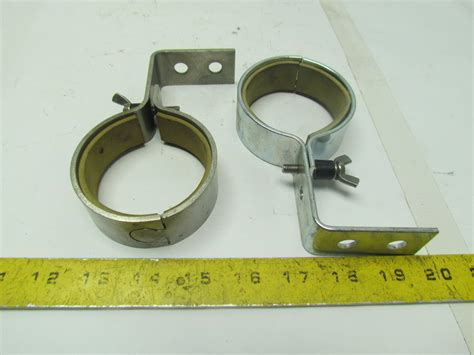 Stainless Steel Pipe Tube Clamp Style Hanger For 2 34od Right Angle