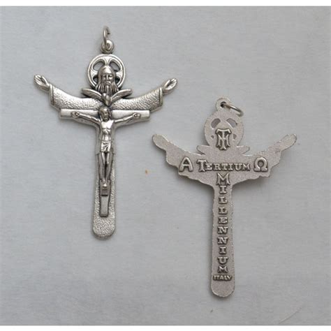 Large Holy Trinity Tertium Millennium Crucifix The Father The Son And