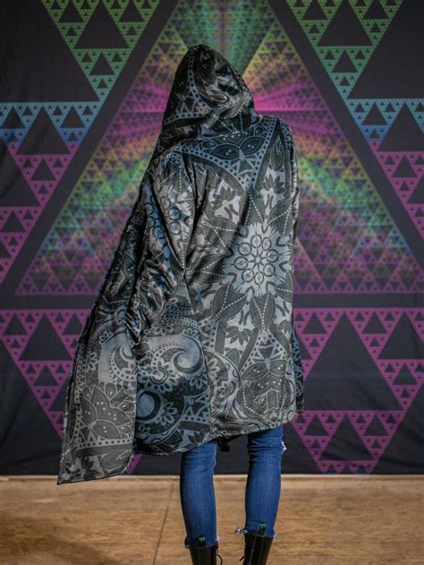 Ghost Mandala Dream Cloak In 2022 Cloak Warrior Woman Black Sherpa