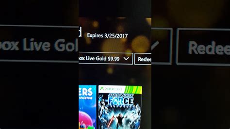 How To See When Your Xbox One Live Gold Expires Youtube