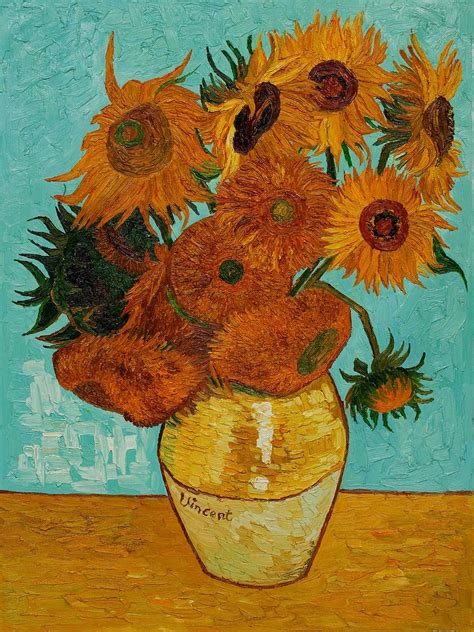Vincent van gogh loved sunflowers, and he gave many reasons as to why these were his favorite flower, and why he painted them, in his letters. Sunflowers by Vincent Van Gogh for sale : Jacky Gallery ...